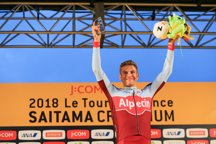スプリントレースを制したマルセル・キッテル(ドイツ、カチューシャ・アルペシン)
