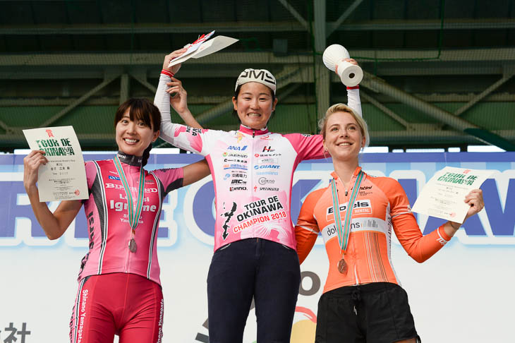 女子国際レース 表彰式
