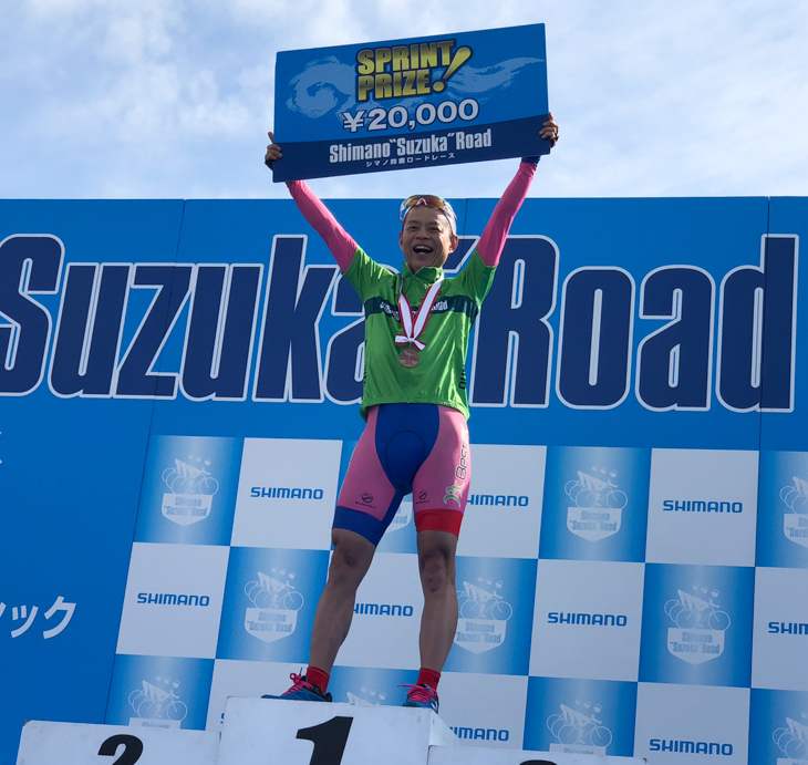 リベンジマッチとなった鈴鹿ロードではスプリント賞をゲット