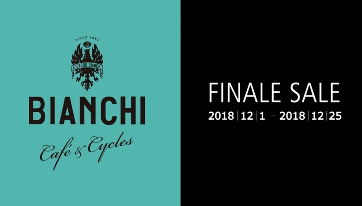 ビアンキカフェ&サイクルズ自由が丘店がフィナーレセールを開催