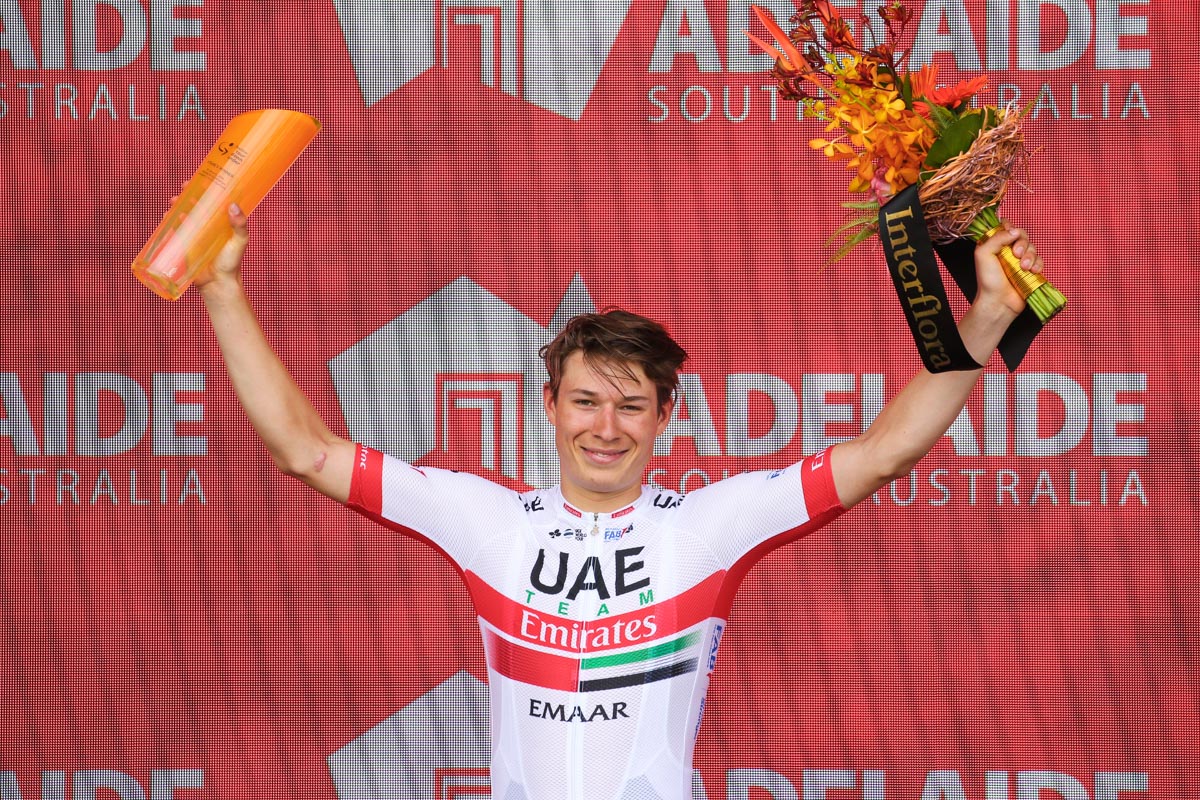 ステージ優勝を飾った20歳のジャスパー・フィリプセン(ベルギー、UAEチームエミレーツ)