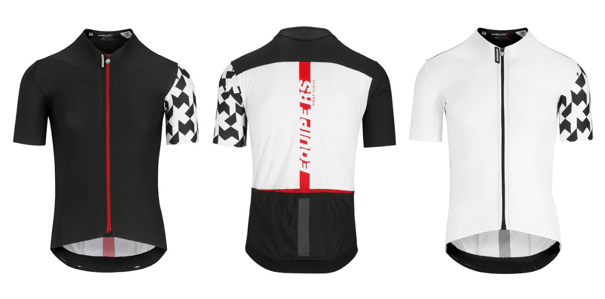 アソス EQUIPE RS AERO SS JERSEY(ブラック、ホワイト)
