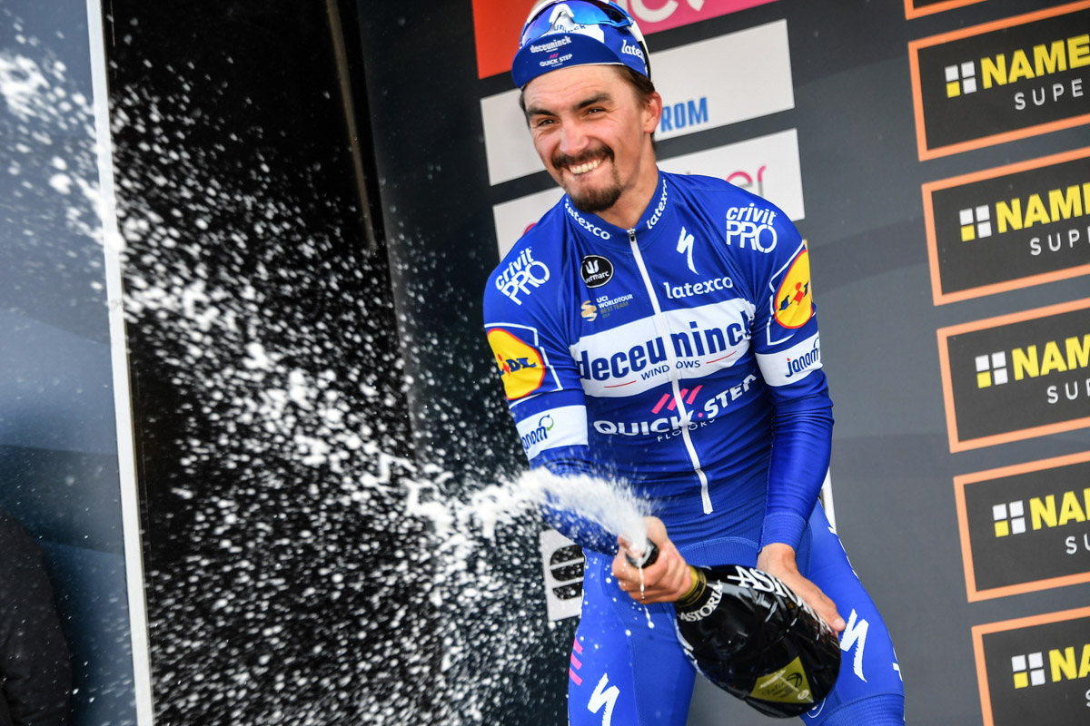 シーズン5勝目を飾ったジュリアン・アラフィリップ(フランス、ドゥクーニンク・クイックステップ)