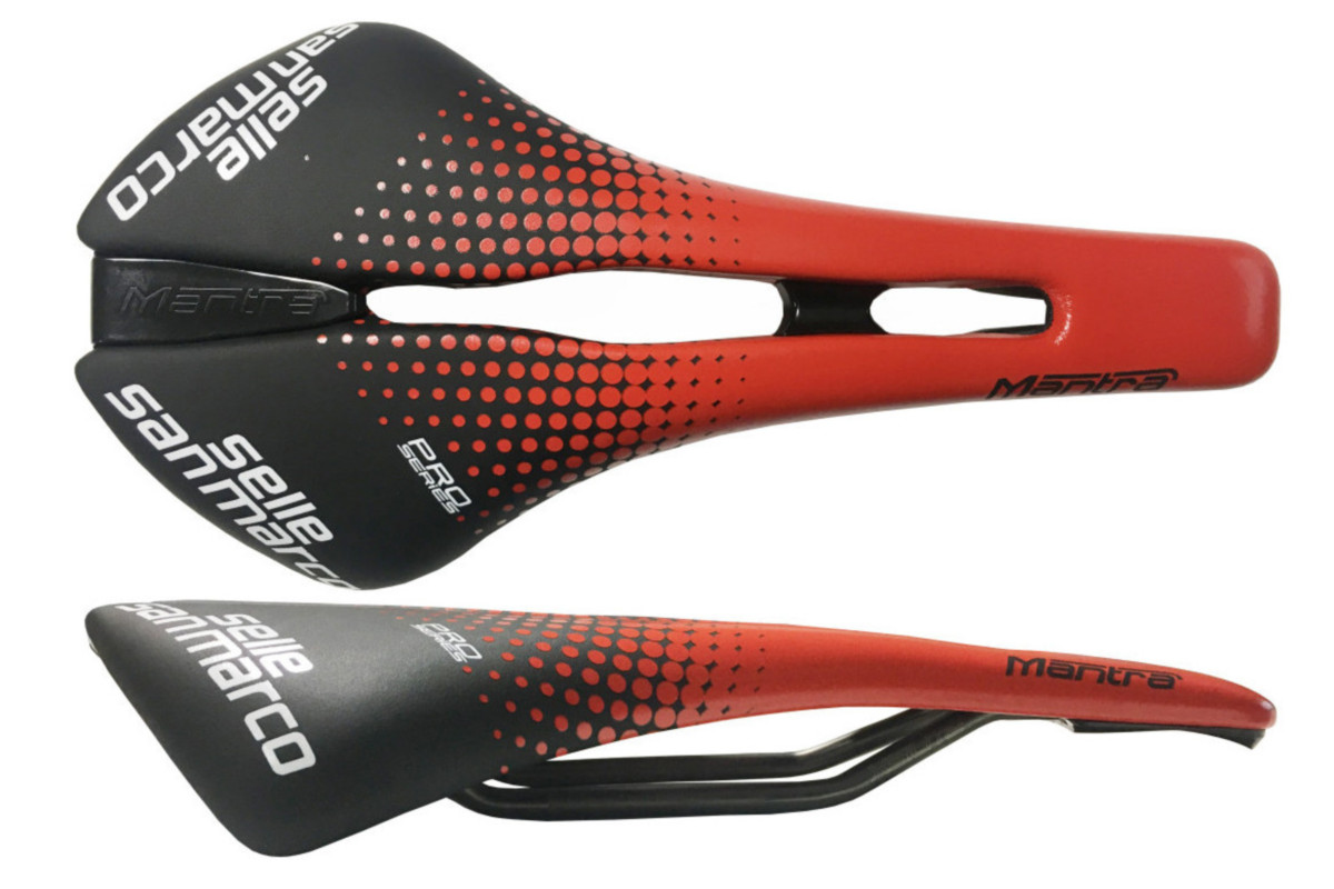 サンマルコ Mantra Racing Team Pro Open Fit Narrow(ブラックレッド)