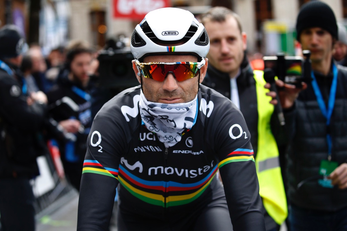 今季初めて石畳レースに参戦した世界王者アレハンドロ・バルベルデ(スペイン、モビスター)