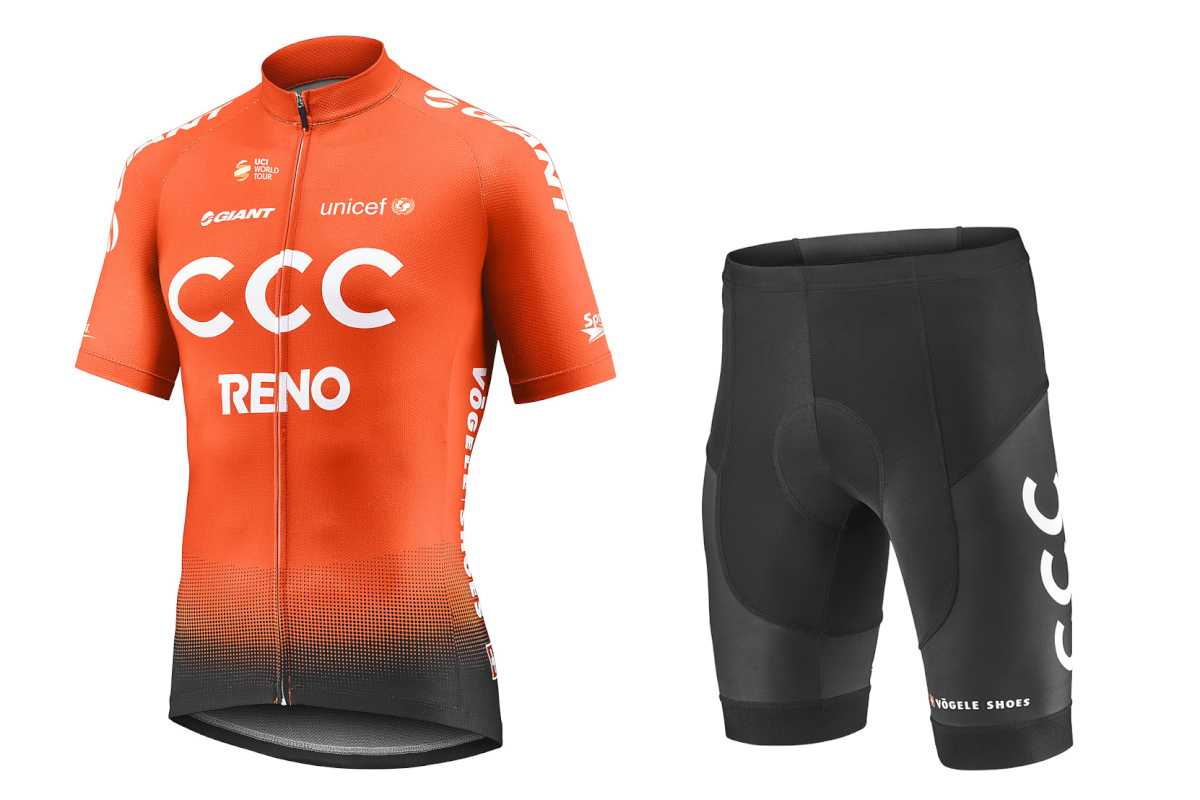 2019 CCC TEAM REPLICA SS JERSEY&SHORTS
