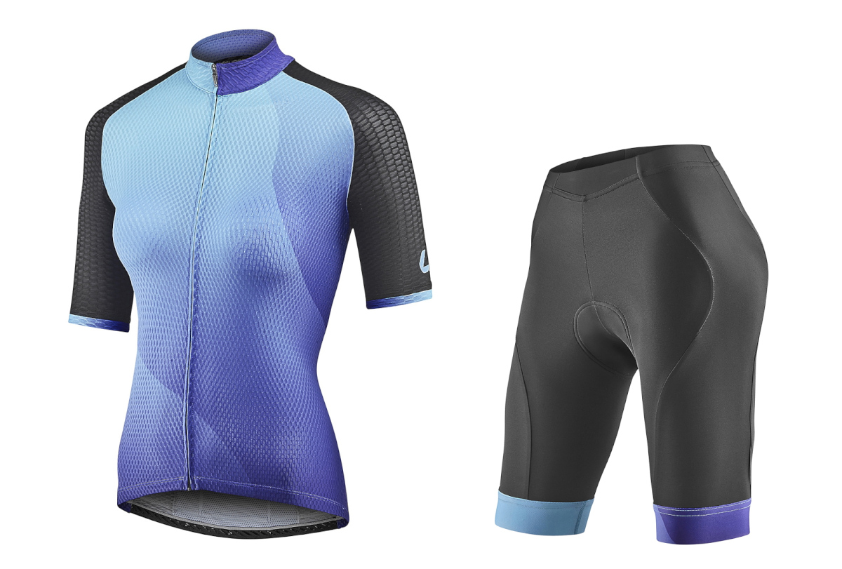 LIV MIRAGE SS JERSEY & SHORTS(ブルー)