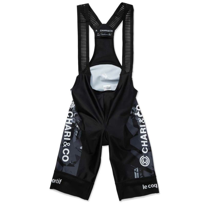 ルコックスポルティフ×チャリアンドコー TEAM BIB PANTS(BLACK)
