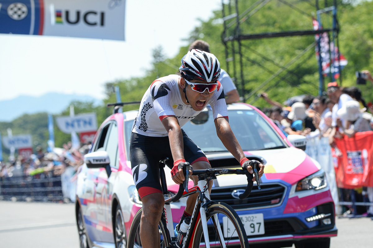 伊豆ステージ9位に入った石橋学(チームブリヂストンサイクリング)が個人総合で7位に浮上した