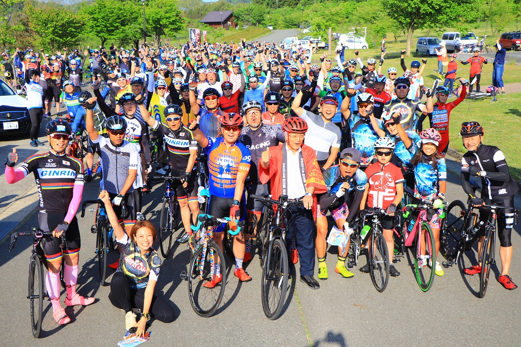それではグレートアースあきた白神男鹿なまはげライドのスタートです!