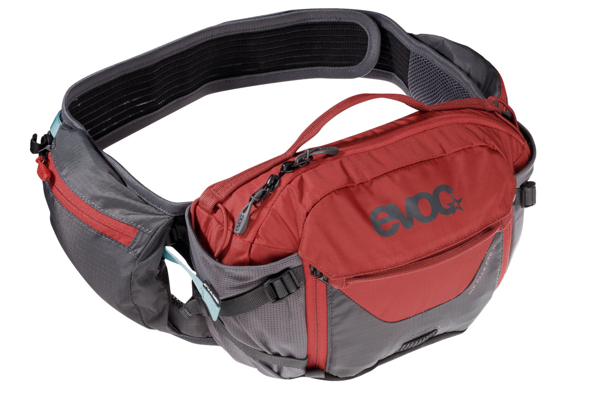 イーボックHIP PACK PRO 3L(カーボングレー/チリレッド)