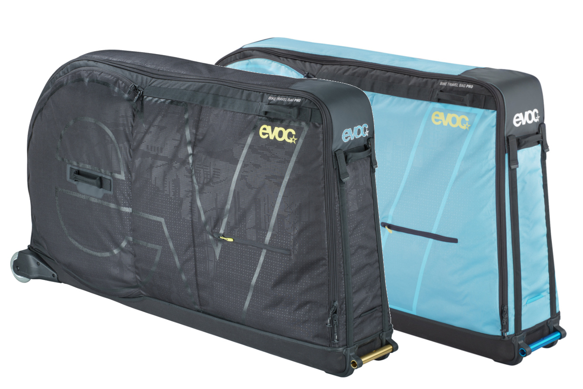 イーボック BIKE TRAVEL BAG PRO(ブラック、アクアブルー)
