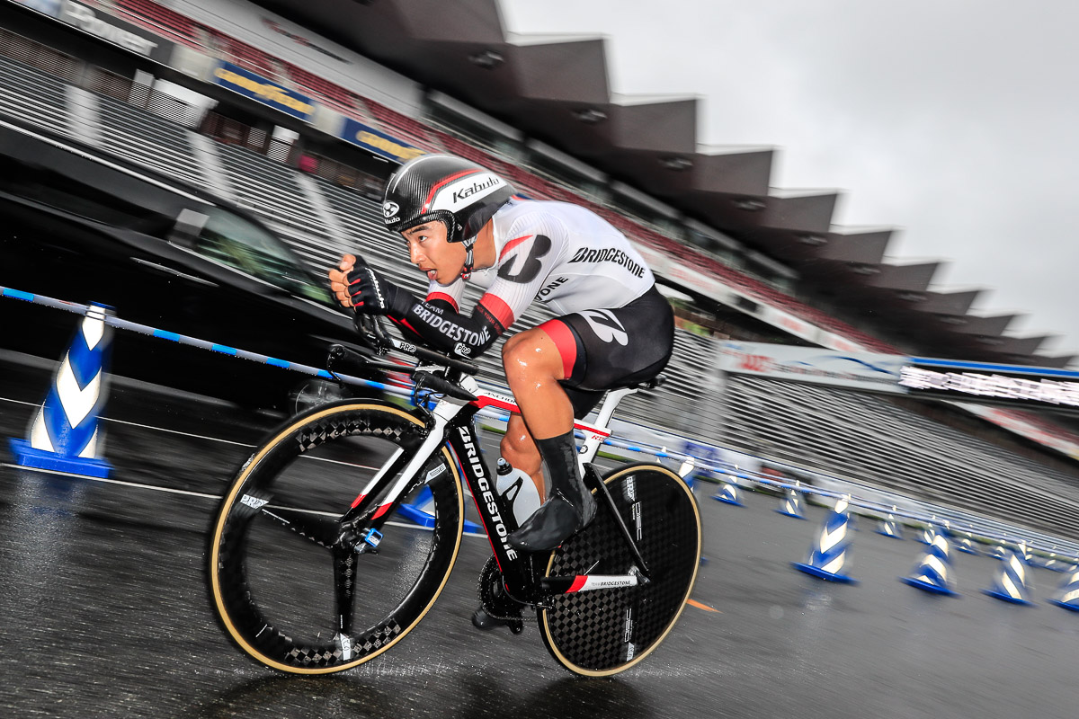 男子U23優勝 今村駿介(チームブリヂストンサイクリング)