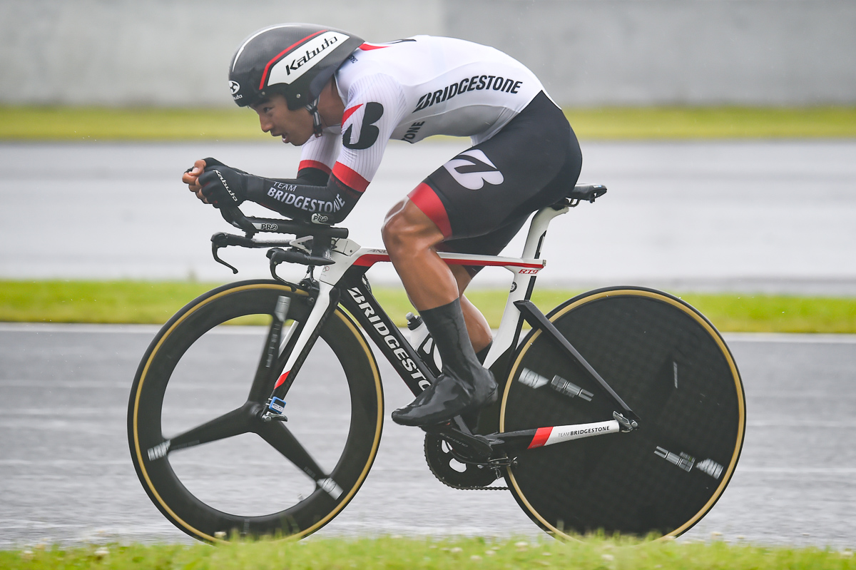 男子U23優勝 今村駿介(チームブリヂストンサイクリング)37分9秒80