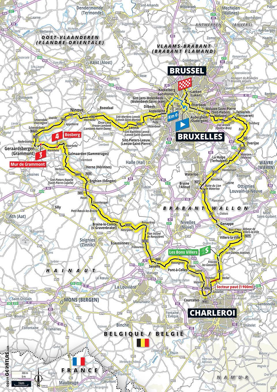 7月6日(土)第1ステージ ブリュッセル〜ブリュッセル 194.5km