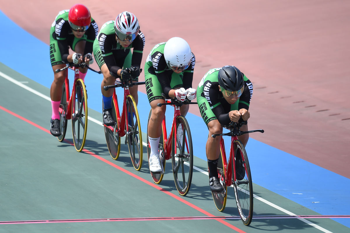 4kmチーム・パーシュート予選3位 松山城南高校 4分30秒914