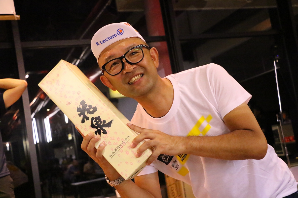 地元の銘酒!花泉も振舞われました