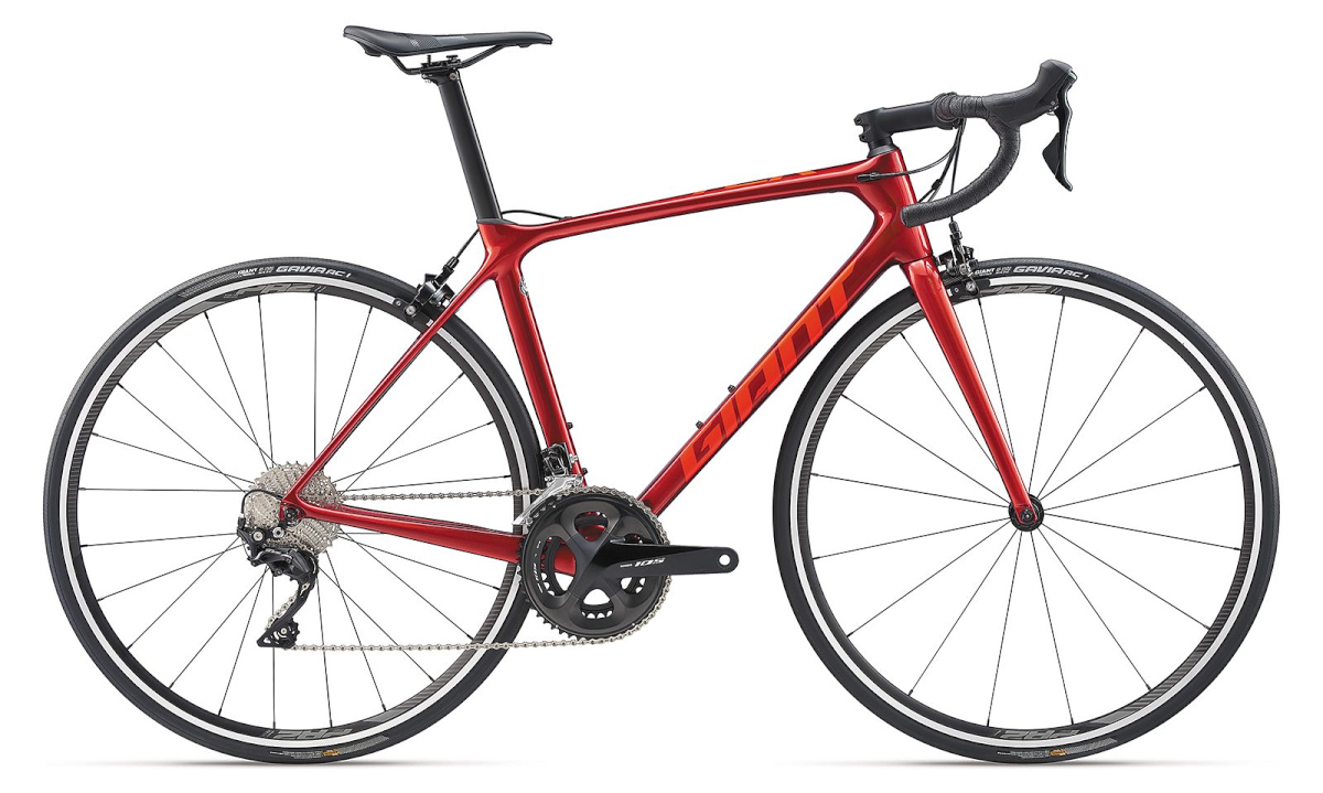 ジャイアント TCR ADVANCED 2 KOM SE(レッド)
