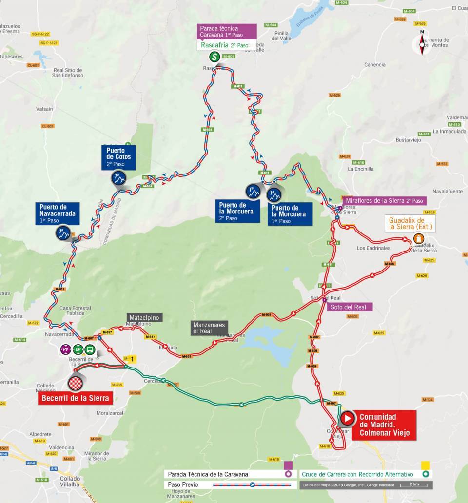 9月12日(木)第18ステージ コムニダ・デ・マドリード〜ベセリル・デラ・シエラ 177.5km