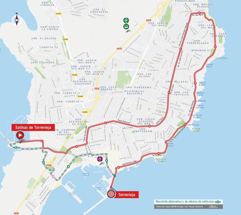 8月24日(土)第1ステージ サリナス・デ・トレビエハ〜トレビエハ 13.4km(チームTT)