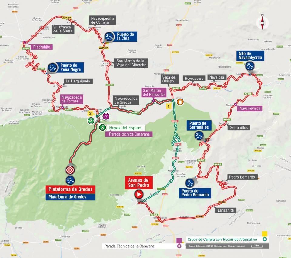 9月14日(土)第20ステージ アレナス・デ・サンペドロ〜プラタフォルマ・デ・グレドス 190.4km