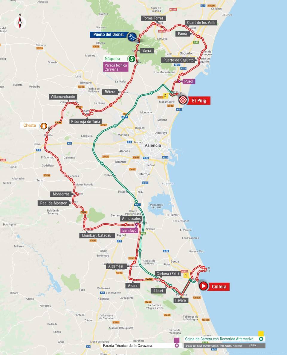 8月27日(火)第4ステージ クリェラ〜エル・プイグ 175.5km