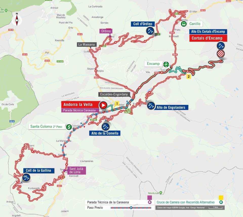 9月1日(日)第9ステージ アンドラ・ラベリャ〜コルタルス・デンカンプ 94.4km