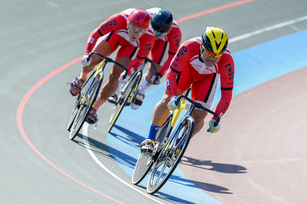 男子チームスプリント 優勝 中央大学 59秒411は日本新記録(写真は予選時)