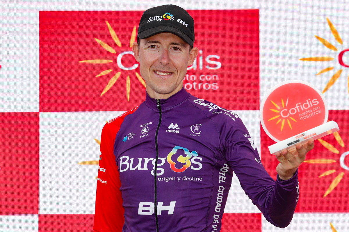 ステージ優勝を飾ったアンヘル・マドラソ(スペイン、ブルゴスBH)