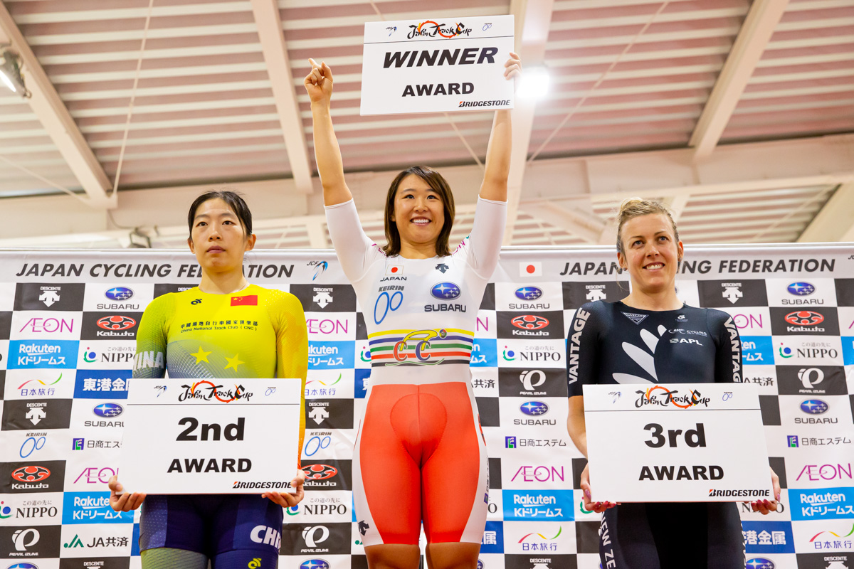 JTC1 女子エリート・オムニアム表彰式