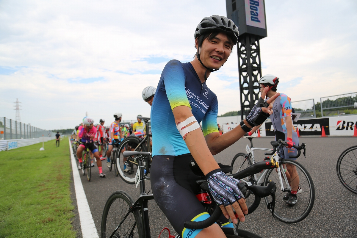 第1ステージで落車に巻き込まれたが、ITTに出走した田中祐士(HSST)