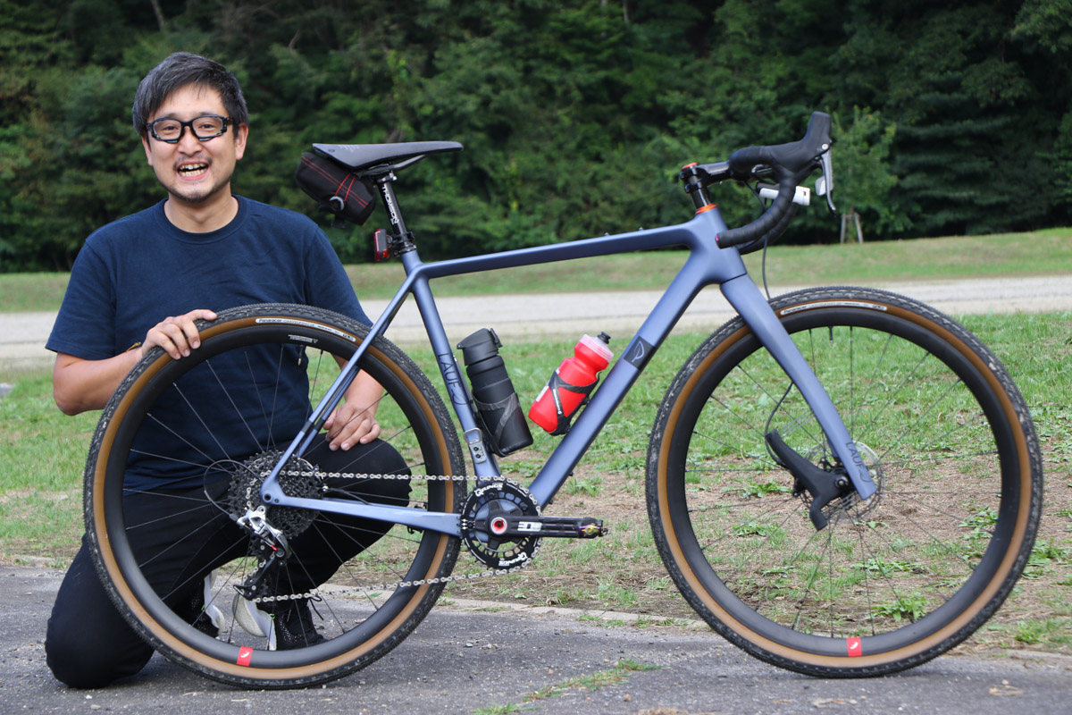 42kmクラス24位の武田誠剛さん(バイシクルわたなべ)の愛車はLAUF True Grit
