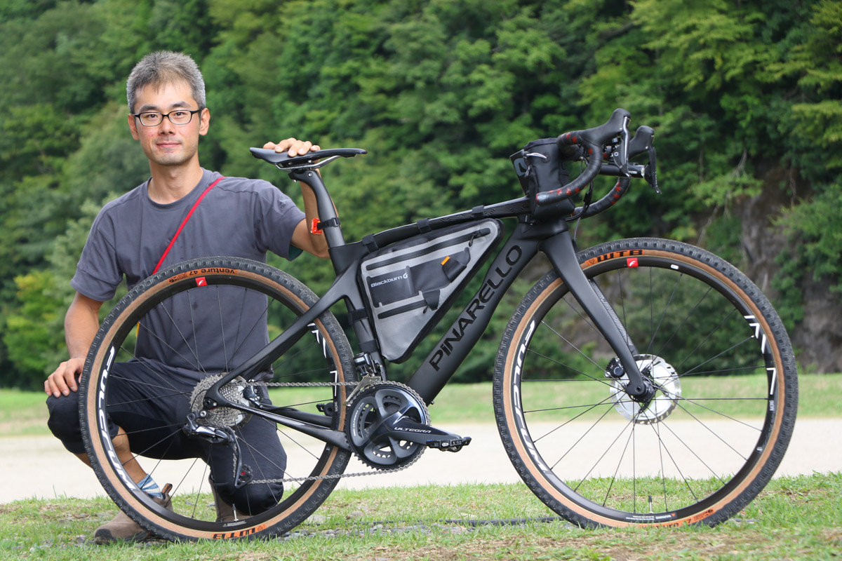 42kmクラス 21位の鈴木啓介さんは話題のピナレロGREVILでグラベルに挑戦