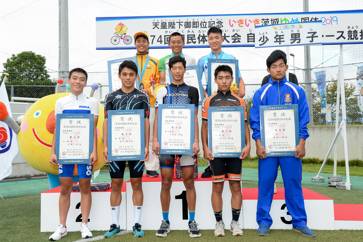 少年男子 表彰式