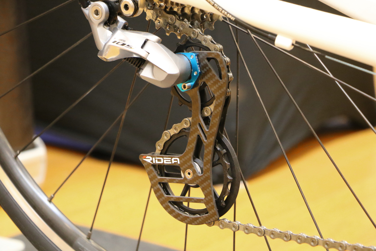 展示バイクはミズタニ自転車取り扱いのライデアでチューニング