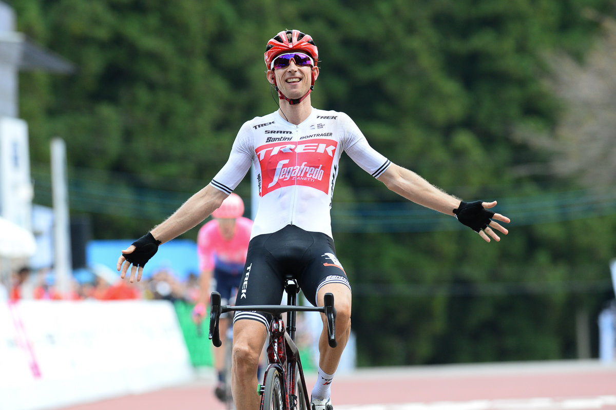 ジャパンカップサイクルロードレース2019 優勝したバウケ・モレマ(トレック・セガフレード)
