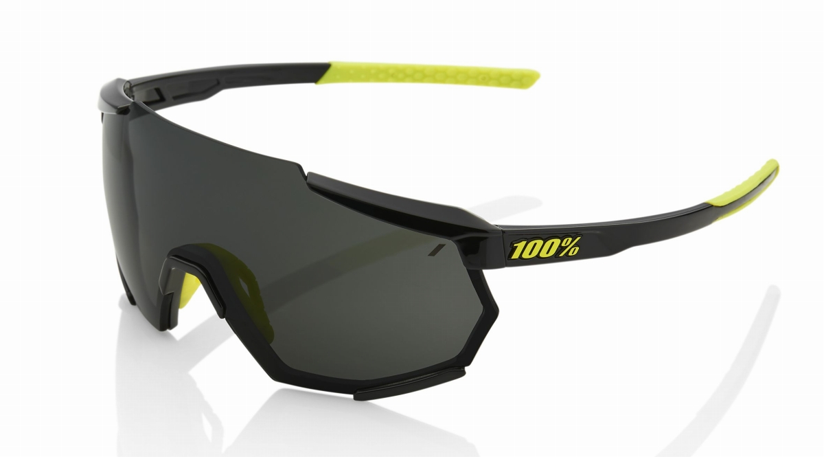 100% RACE TRAP(Gloss Black / Smoke Lens)