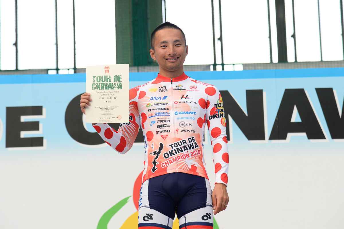 2019年大会山岳賞の山本元喜(現・キナンレーシングチーム)