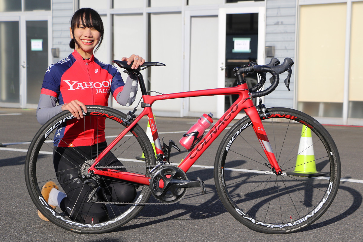 竹村舞葉さん(Yahoo!JAPAN自転車競技部) コルナゴ C-RS