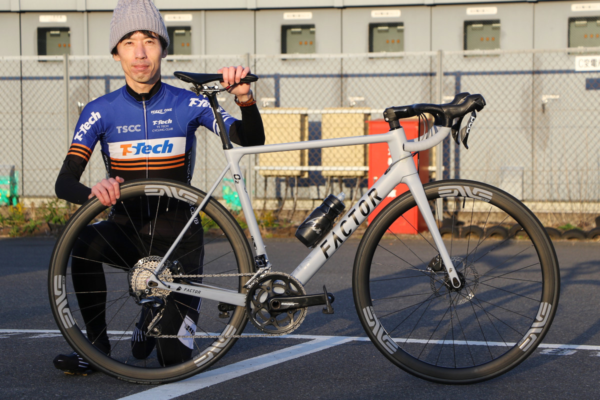 中野豊和さん(TS TECH自転車部) ファクター O2 Disc