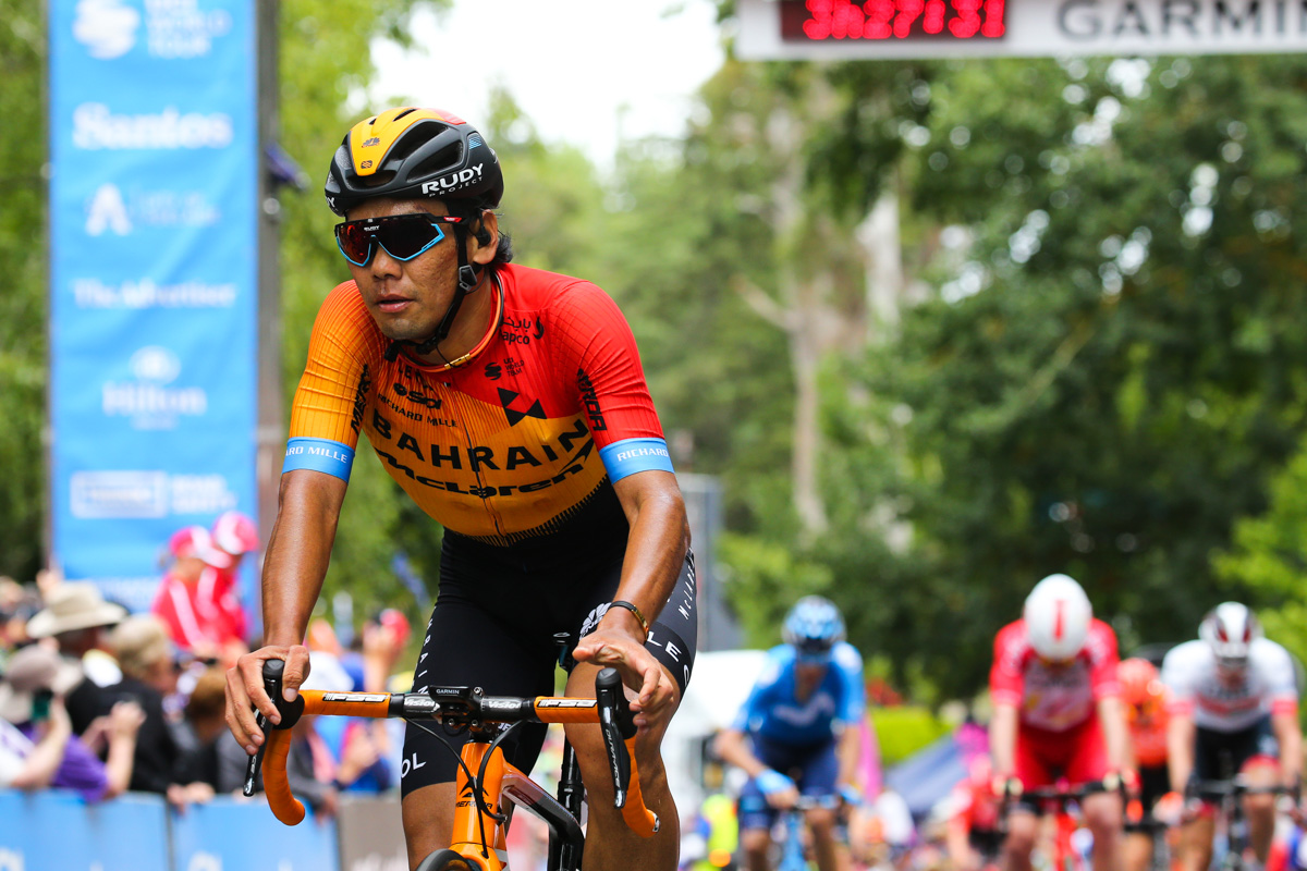 アシストとして走りながら20位でフィニッシュした新城幸也(バーレーン・マクラーレン)