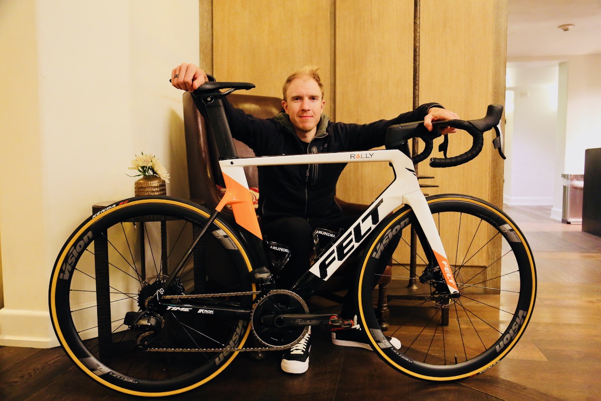 ラリーサイクリングの総合エースを務めるロブ・ブリットン(カナダ)。ARと共に五輪カナダ代表メンバー入りを目指す