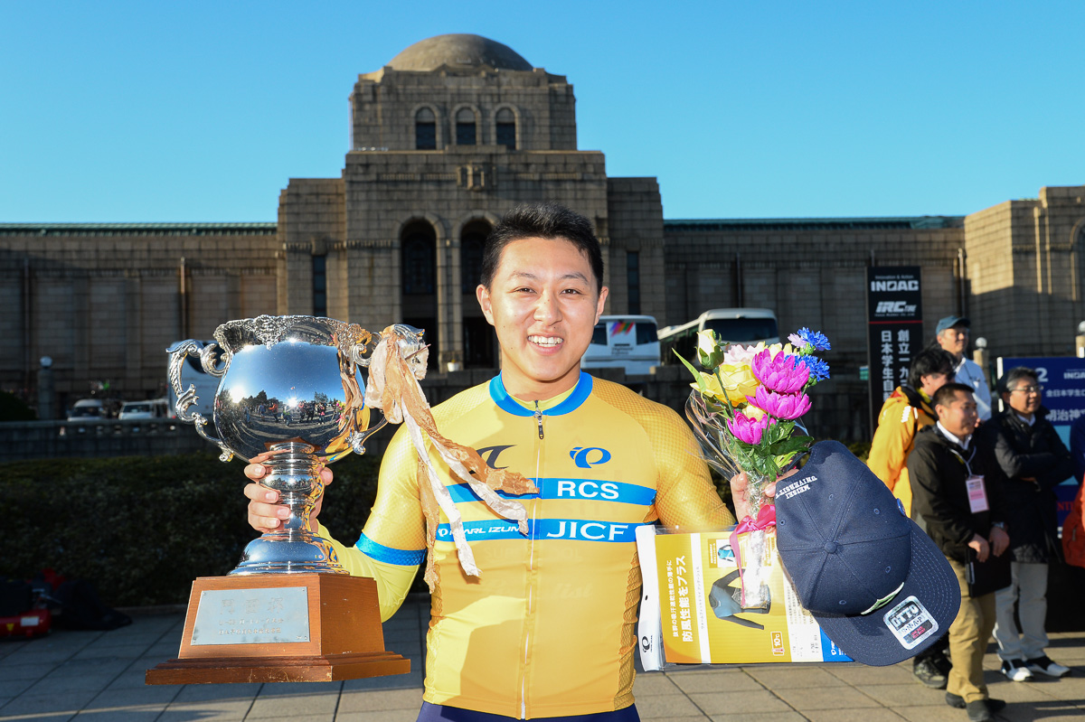 RCS総合優勝を決めた鈴木浩太(明星大学)