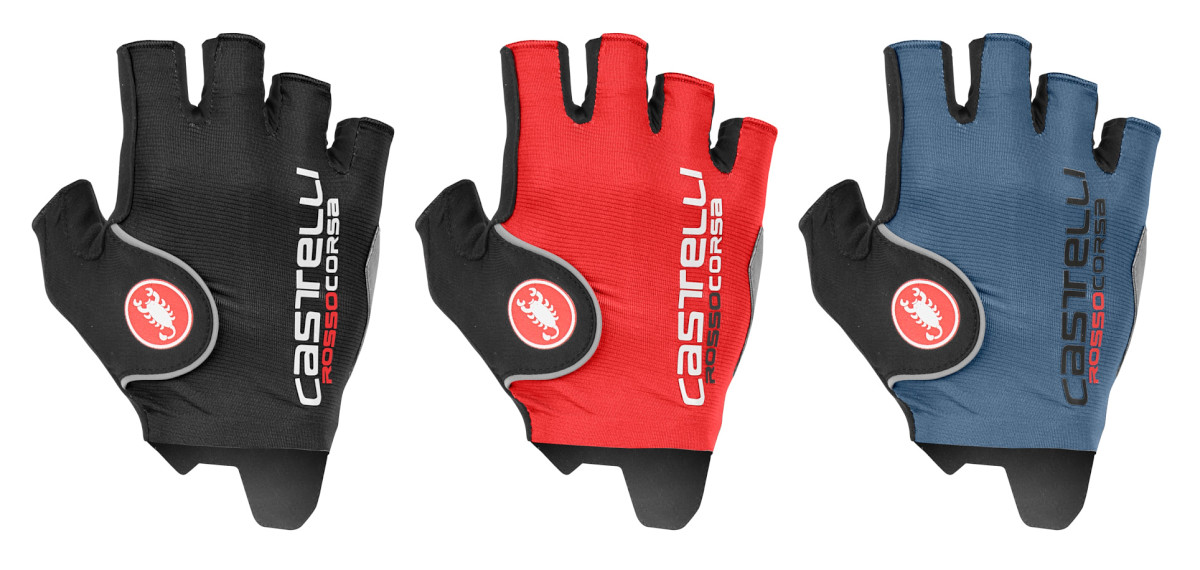カステリ ROSSO CORSA PRO GLOVE(BLACK、RED、LIGHT STEEL BLUE)