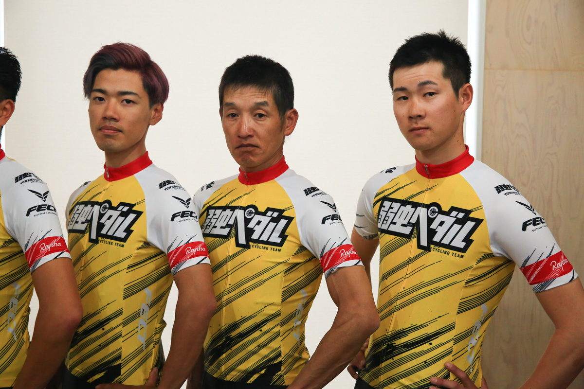 西谷雅史(中央)、前田公平(左)、織田聖(右)