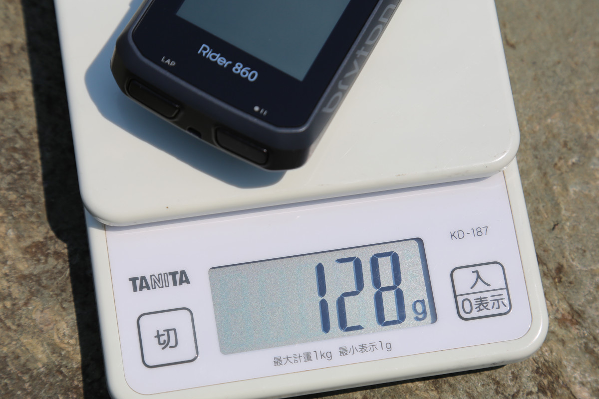実測重量128g(本体のみ)