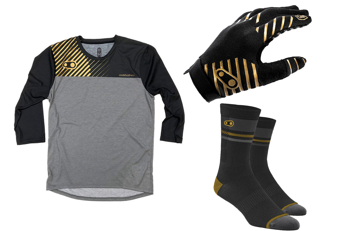 クランクブラザーズ×100% Airmatic Jersey 3/4、iTrack glove、Trail socks