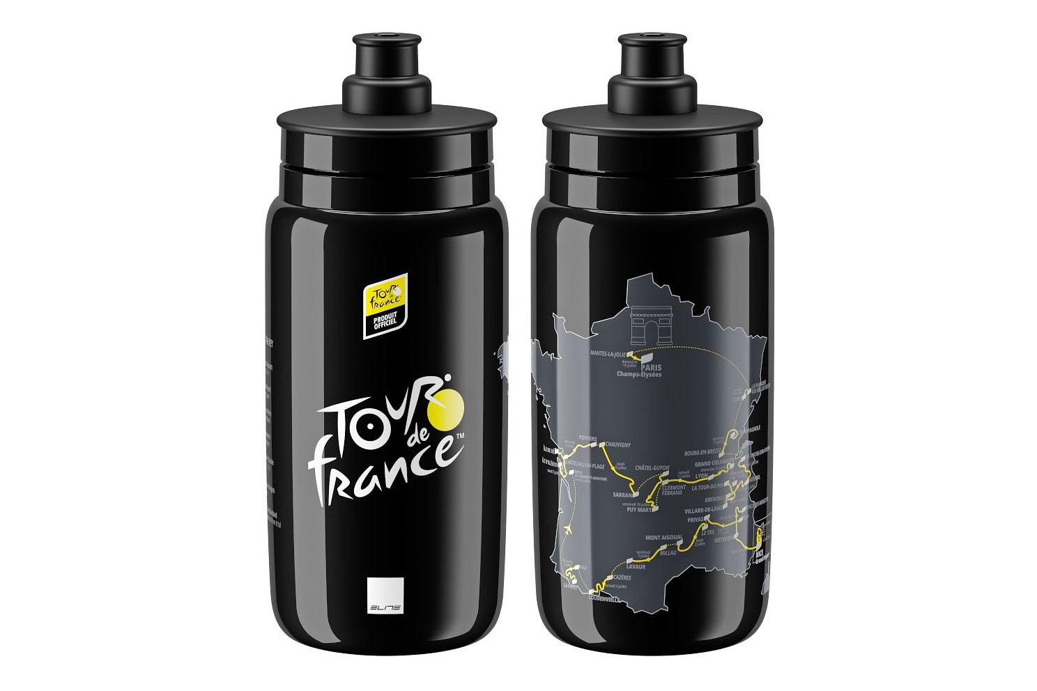 エリート FLY Tour de France 2020 550ml(MAP BLACK)