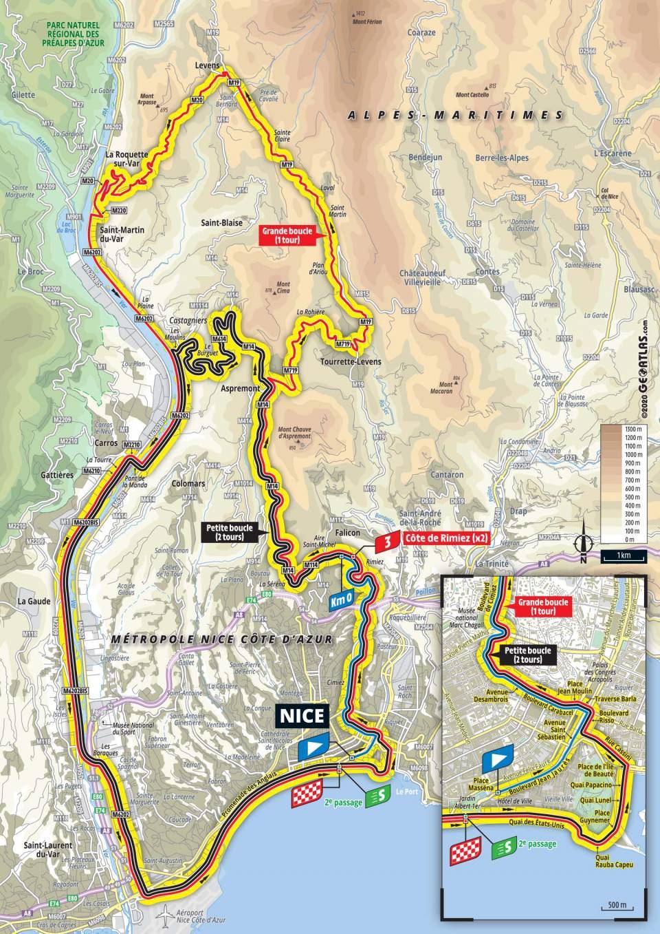 8月29日(土)第1ステージ ニース〜ニース 156km