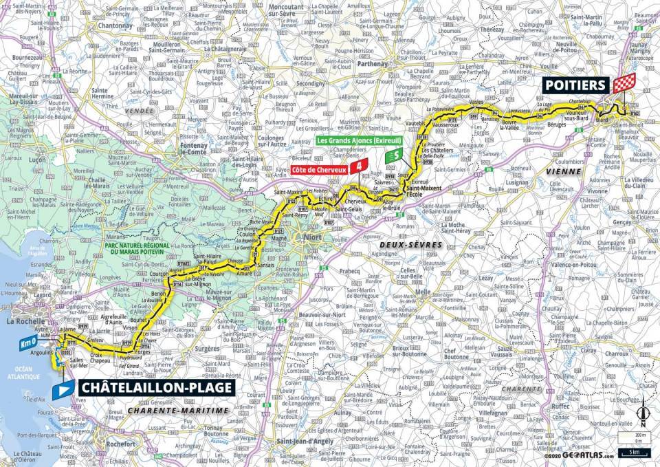 9月9日(水)第11ステージ シャトライヨン=プラージュ〜ポアティエ 167.5km